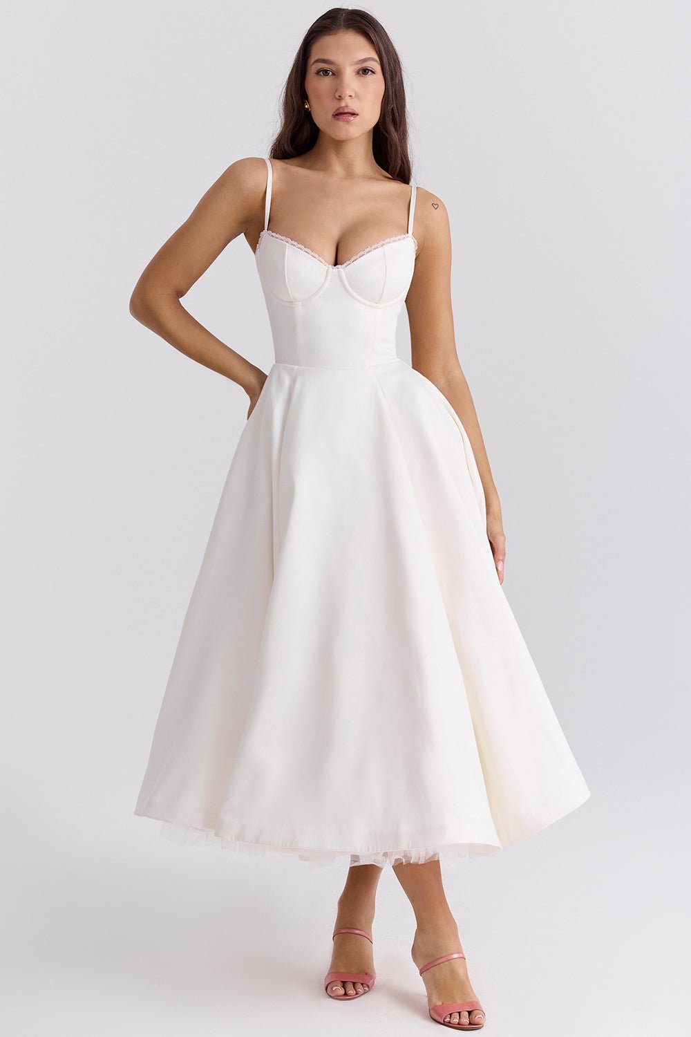 cindy tulle midi dress Cindy Tulle Midi Dress – Bynd