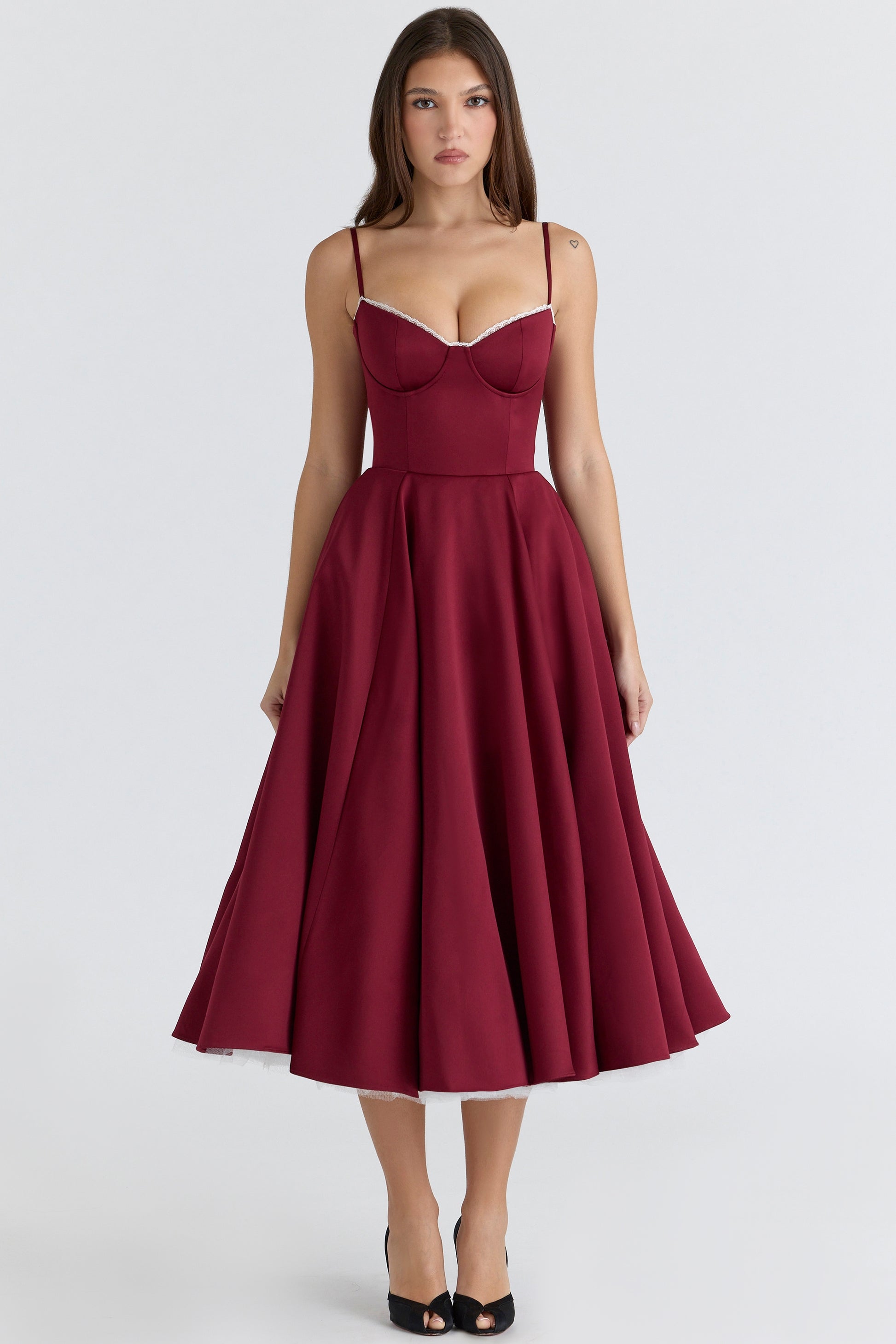 cindy tulle midi dress Cindy Tulle Midi Dress – Bynd