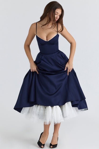 Cindy Tulle Midi Dress