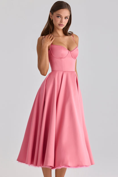 Cindy Tulle Midi Dress